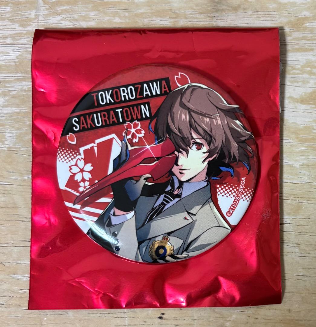 ペルソナ５ 明智吾郎 缶バッジ　ペルソナ25th