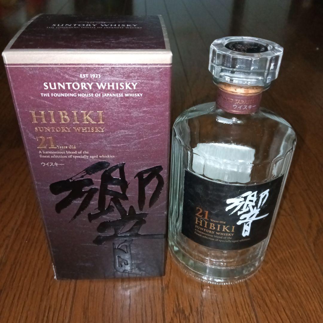 サントリー響21年　空瓶　空箱