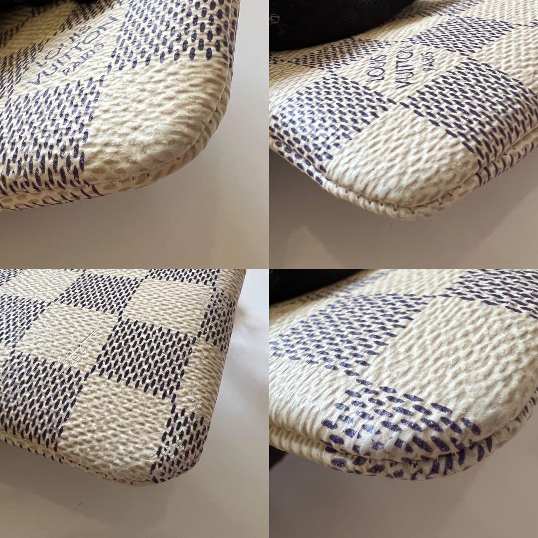 ヴィトン　アズール　ポシェットクレ　ケース　小銭入れ　N62659