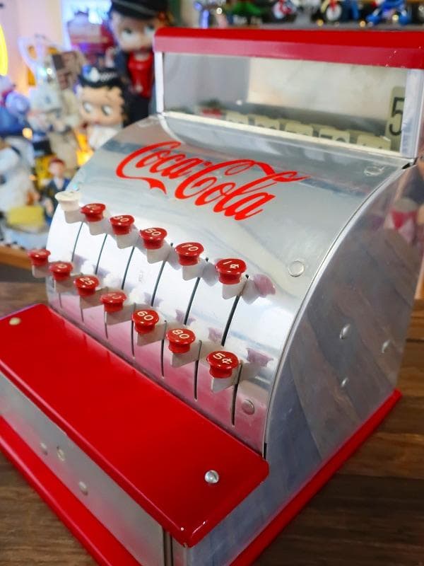 コカコーラ 本物 50s ビンテージ トイレジスター レトロ アンティーク