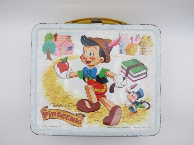 ピノキオ アンティーク ランチボックス