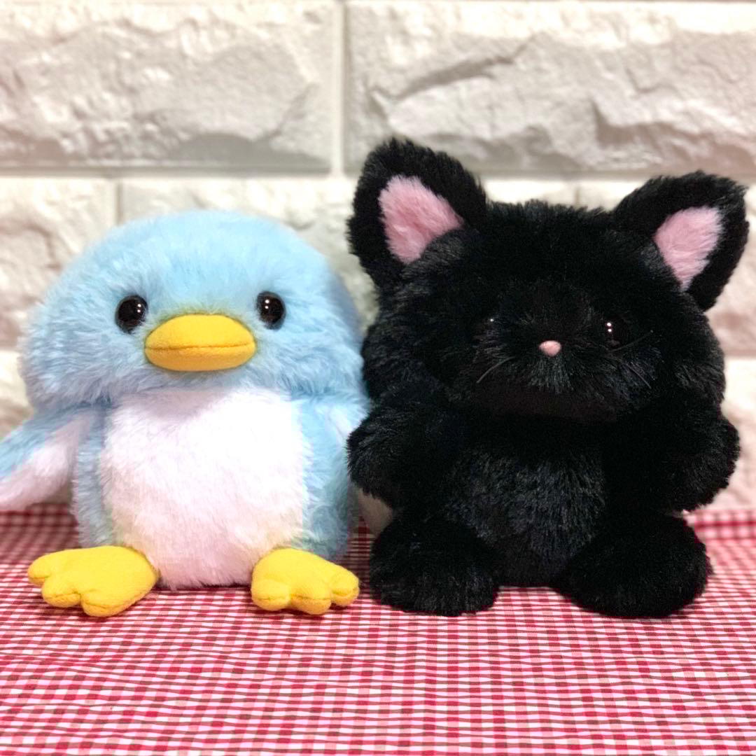 【みみ様】 黒猫さん ＆ ペンギンさんの着ぐるみコスチューム ぬい服