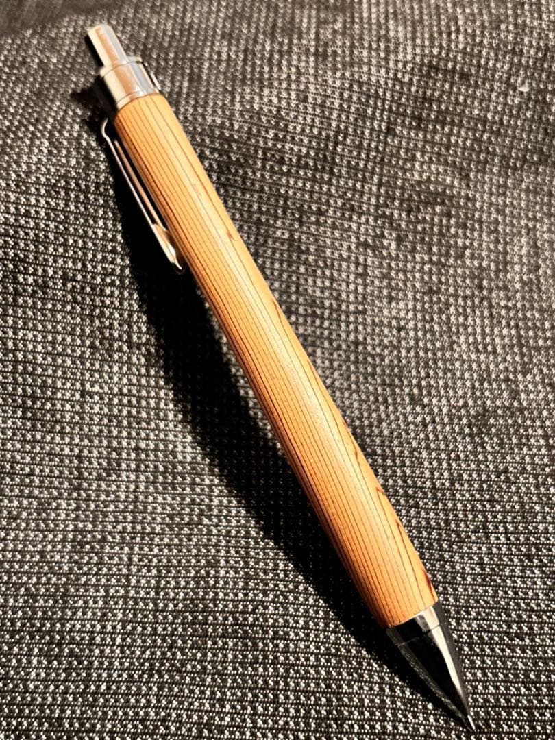 御山杉　木軸シャーペン