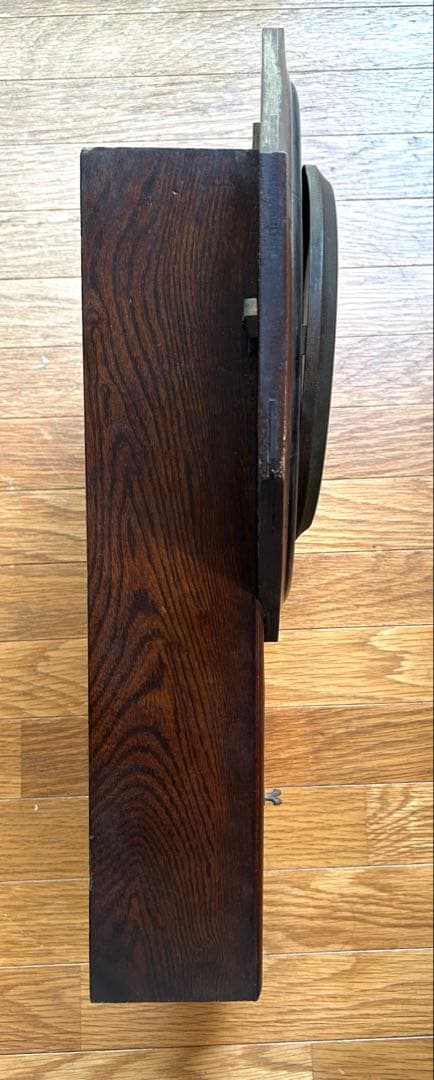 昭和レトロなアンティークSEIKOSHA 木製八角形壁掛け時計H④