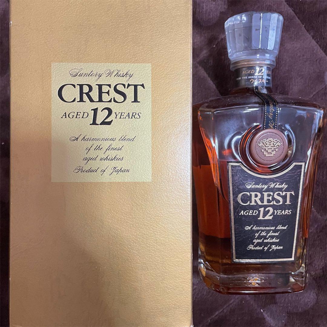 クレスト12年　箱付き