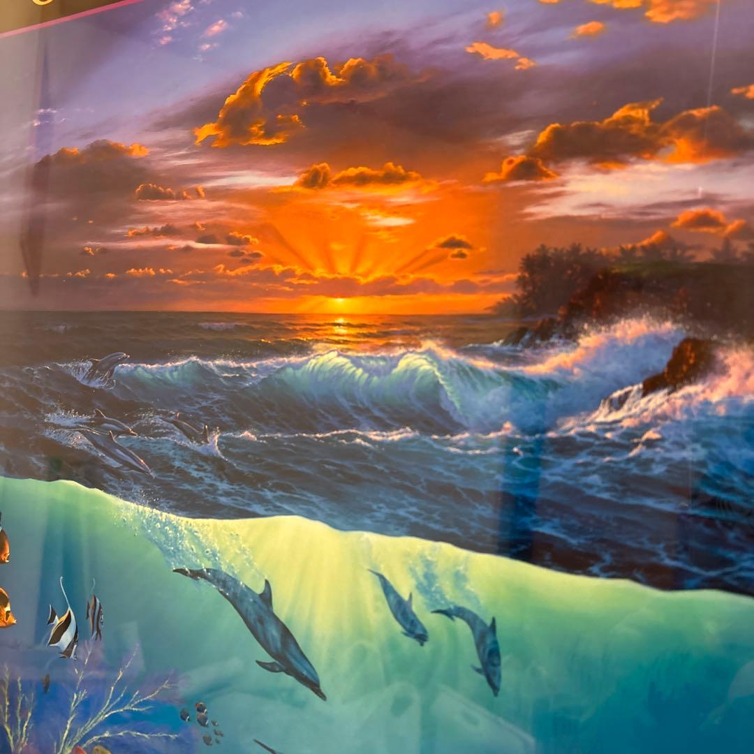 ラッセン　OUR WORLD マウイ　ハワイ　ポスター　額装　アート　絵画