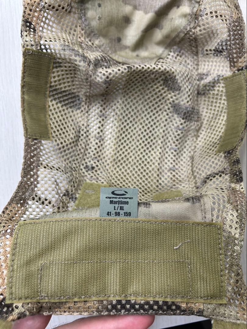 Ops-Core 実物　MESH ヘルメットカバー　マルチカム