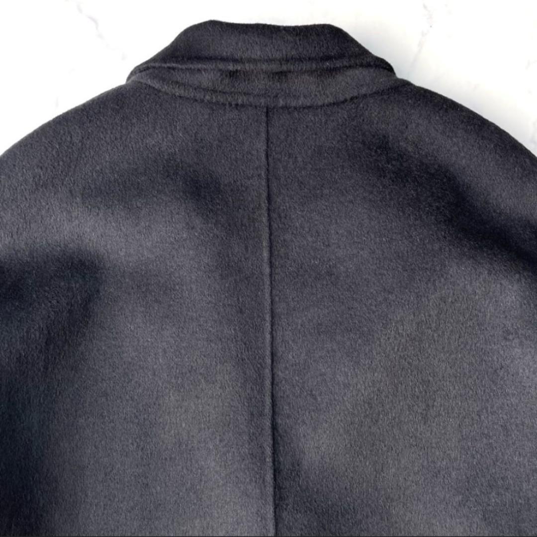 アンプーファム unpeu femme チェスターコート ウール ブラック F