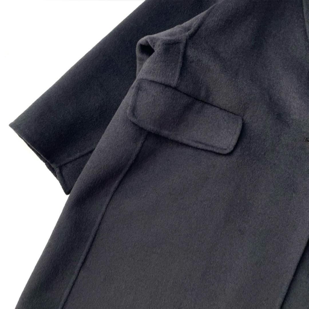 アンプーファム unpeu femme チェスターコート ウール ブラック F