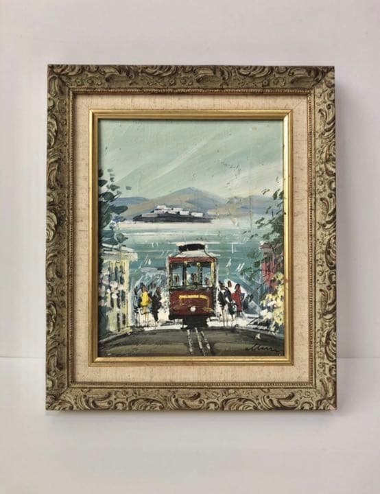 FINE ARTISTS『路面電車』絵画油絵shiva,inc. ファインアート