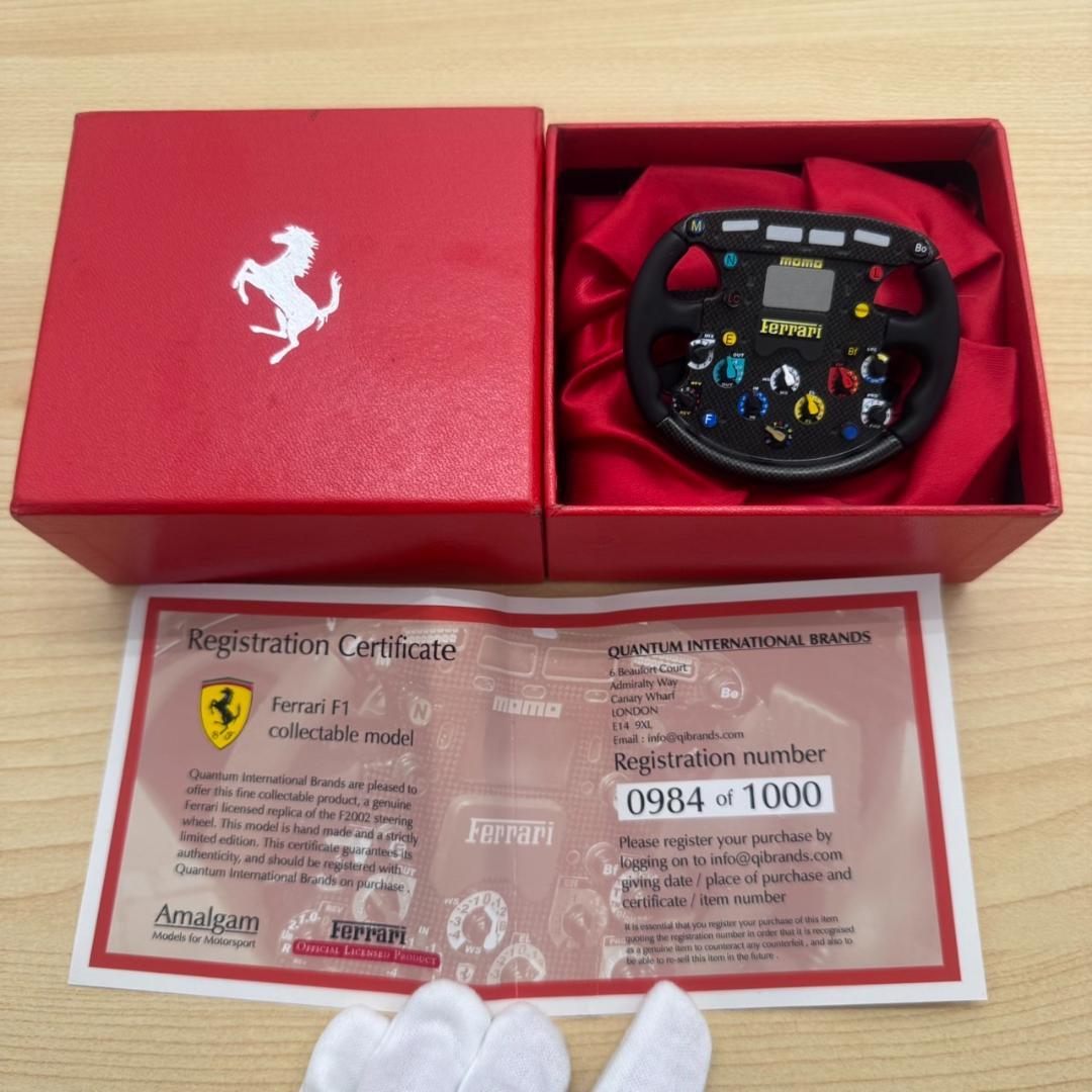 レア　限定1000個　フェラーリ　MOMO　F1　ステアリングホイール　レプリカ
