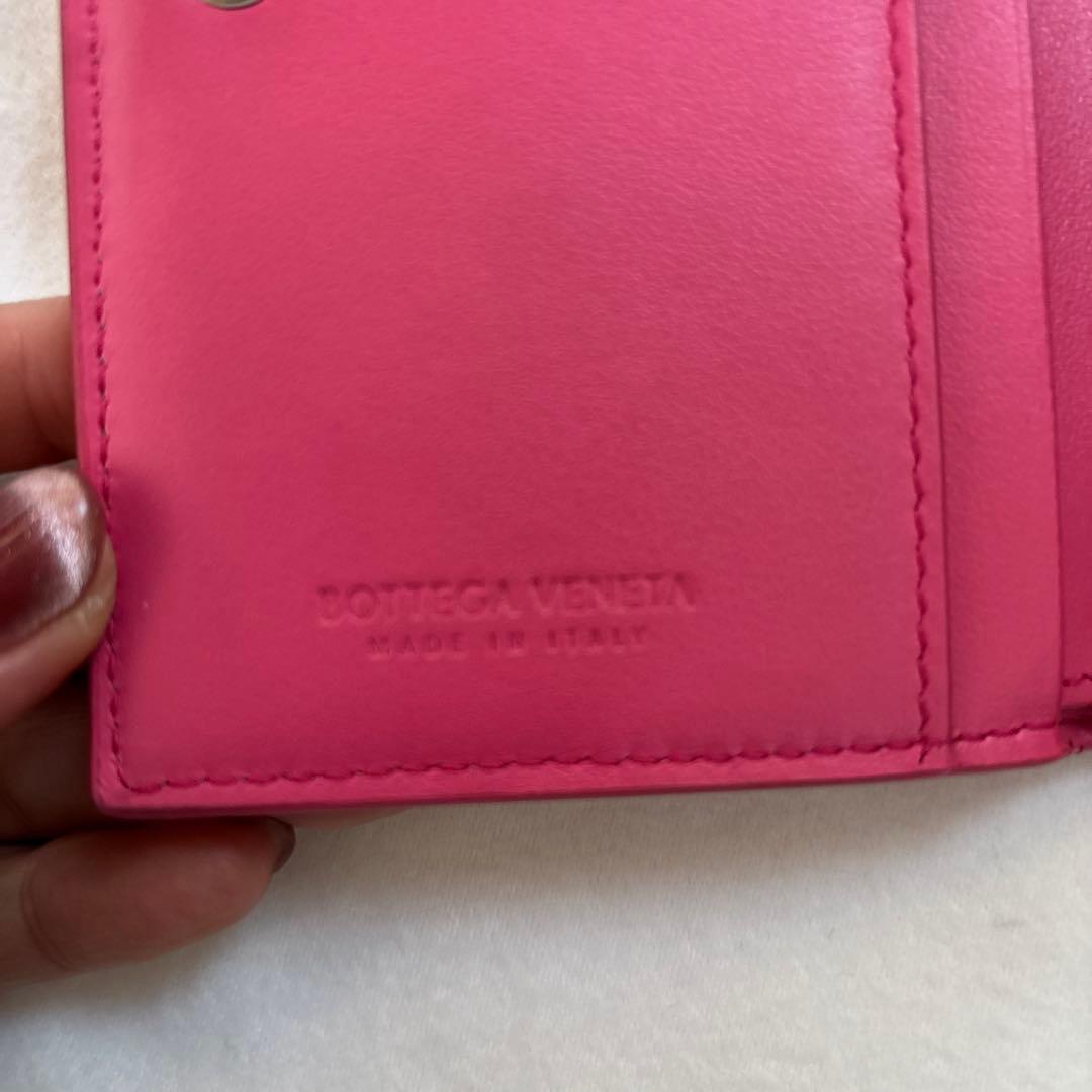 ✨極美品✨ボッテガ　長財布　カセット　イントレチャート　RFID搭載　ピンク