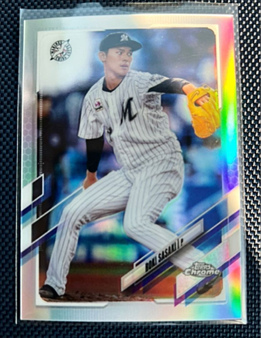 【レア】Topps Chrome NPB／sasaki 佐々木朗希リフラクター！