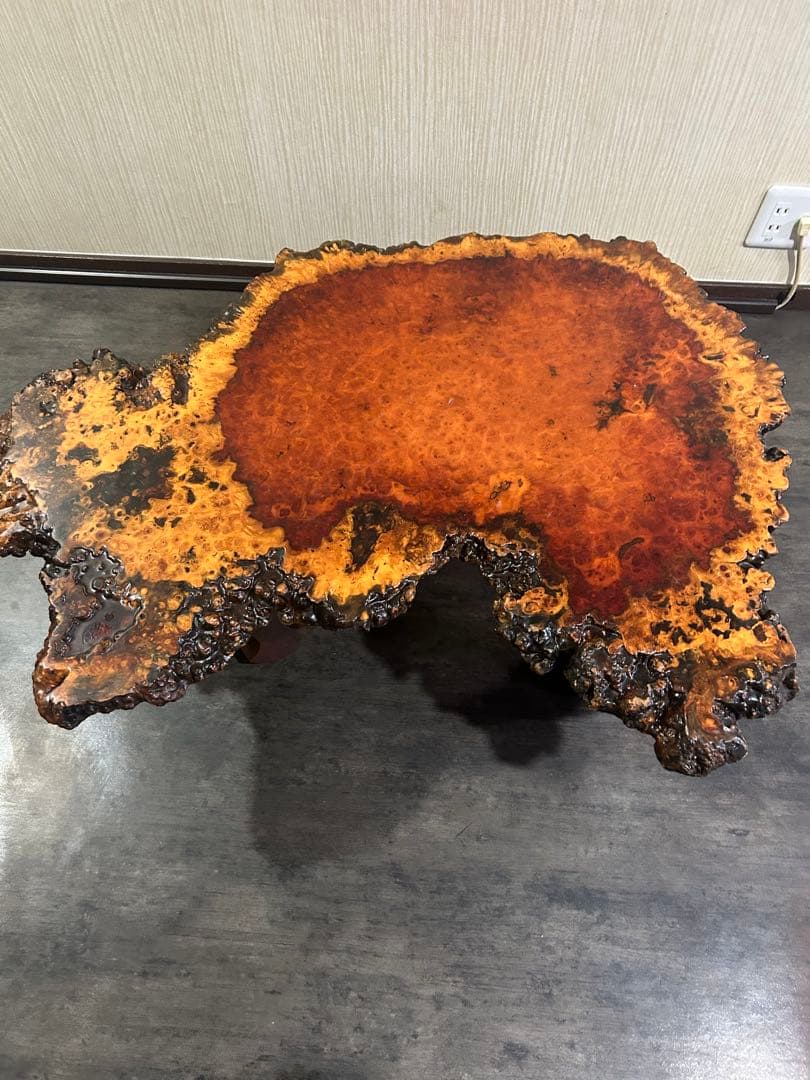 花梨天然一枚板テーブル神奈川県発送引き取り歓迎、近県待ち合わせ可能です。