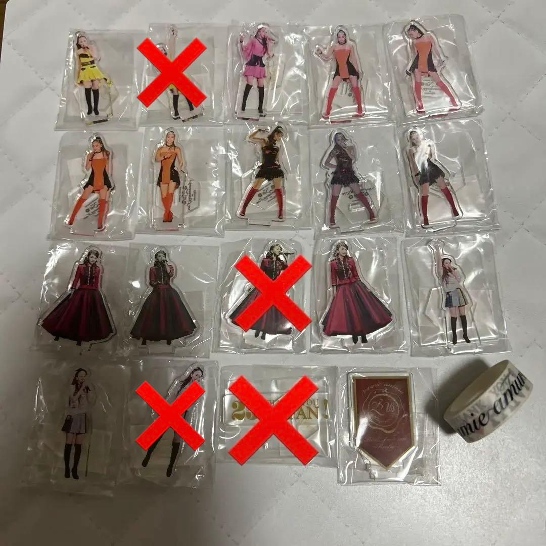 安室奈美恵 Final Space アクリルスタンド、マステ