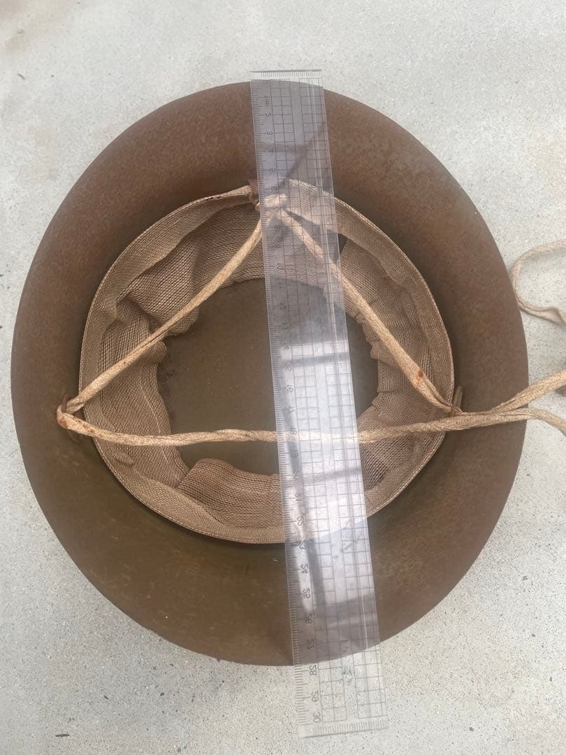 大日本帝国 旧日本軍 鉄兜 鉄帽 ヘルメット　ミリタリー　鉄帽覆　0.8kg