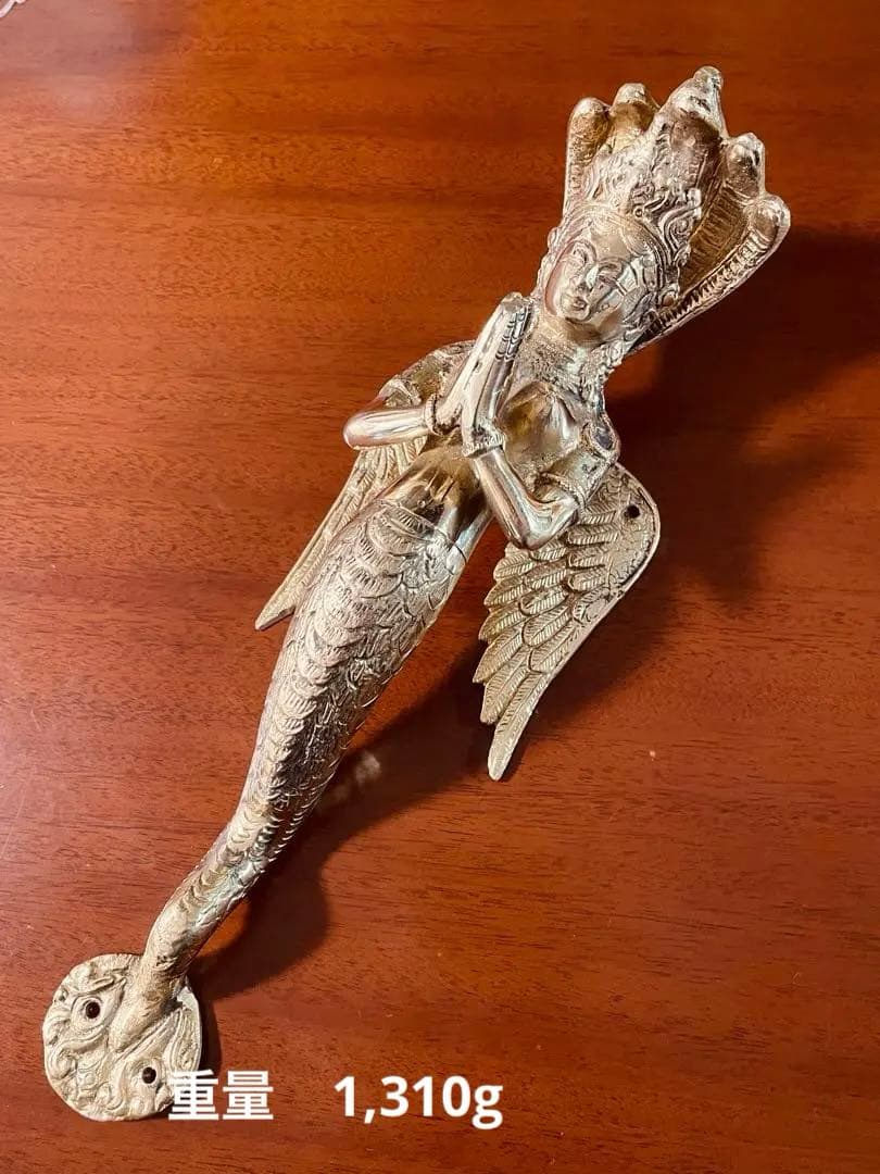 新品 送料無料 ドアハンドル ナーガ 蛇神 竜神約32㎝特大⑦
