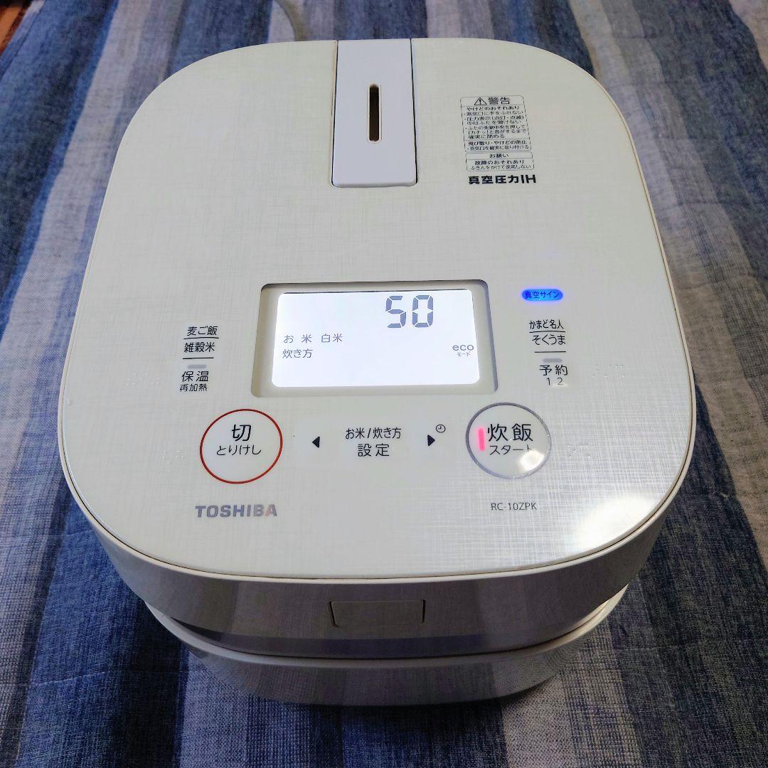 （中古品）toshiba 炊飯器 rc-10zpk