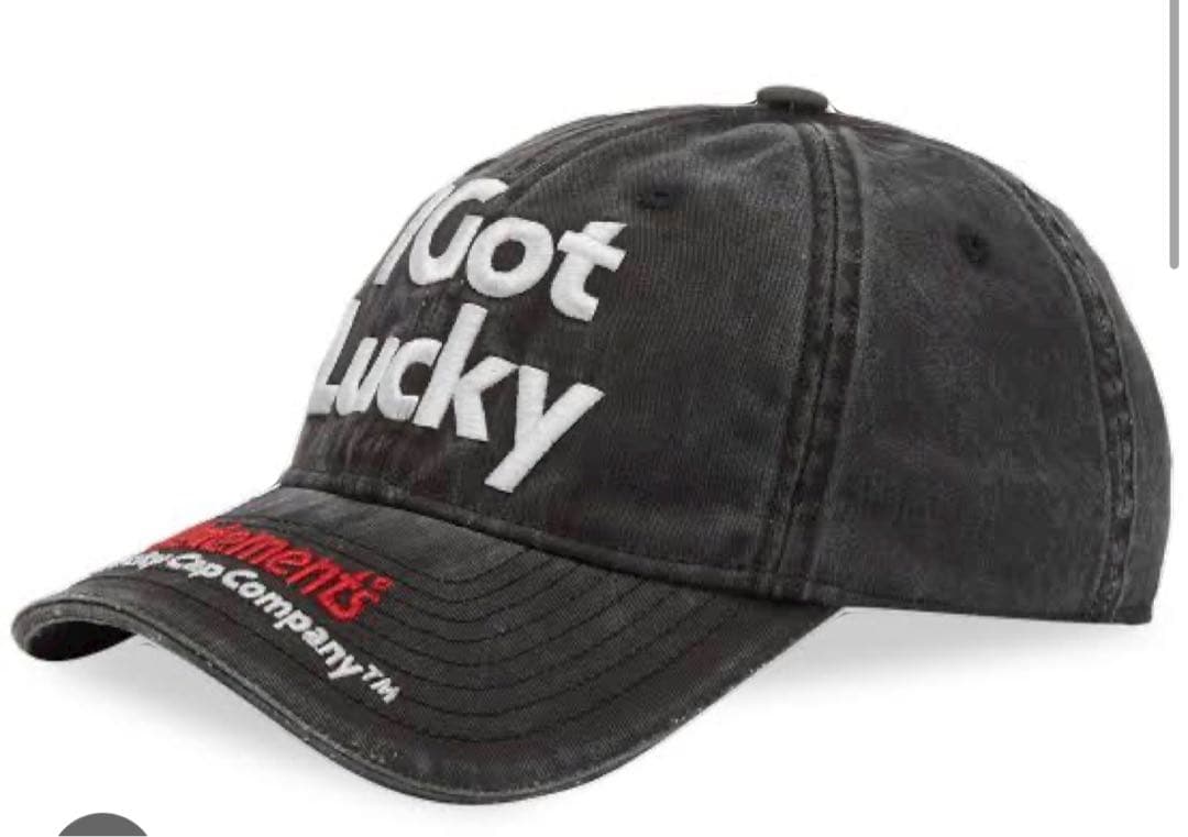 VETEMENTS ヴェトモン I GOT LUCKY 帽子 cap