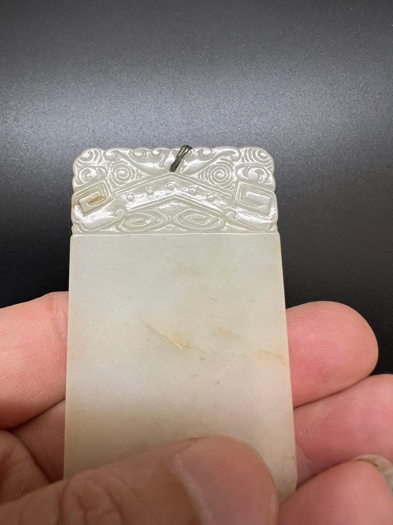 極上 白玉牌 重さ：28g. BL2--055