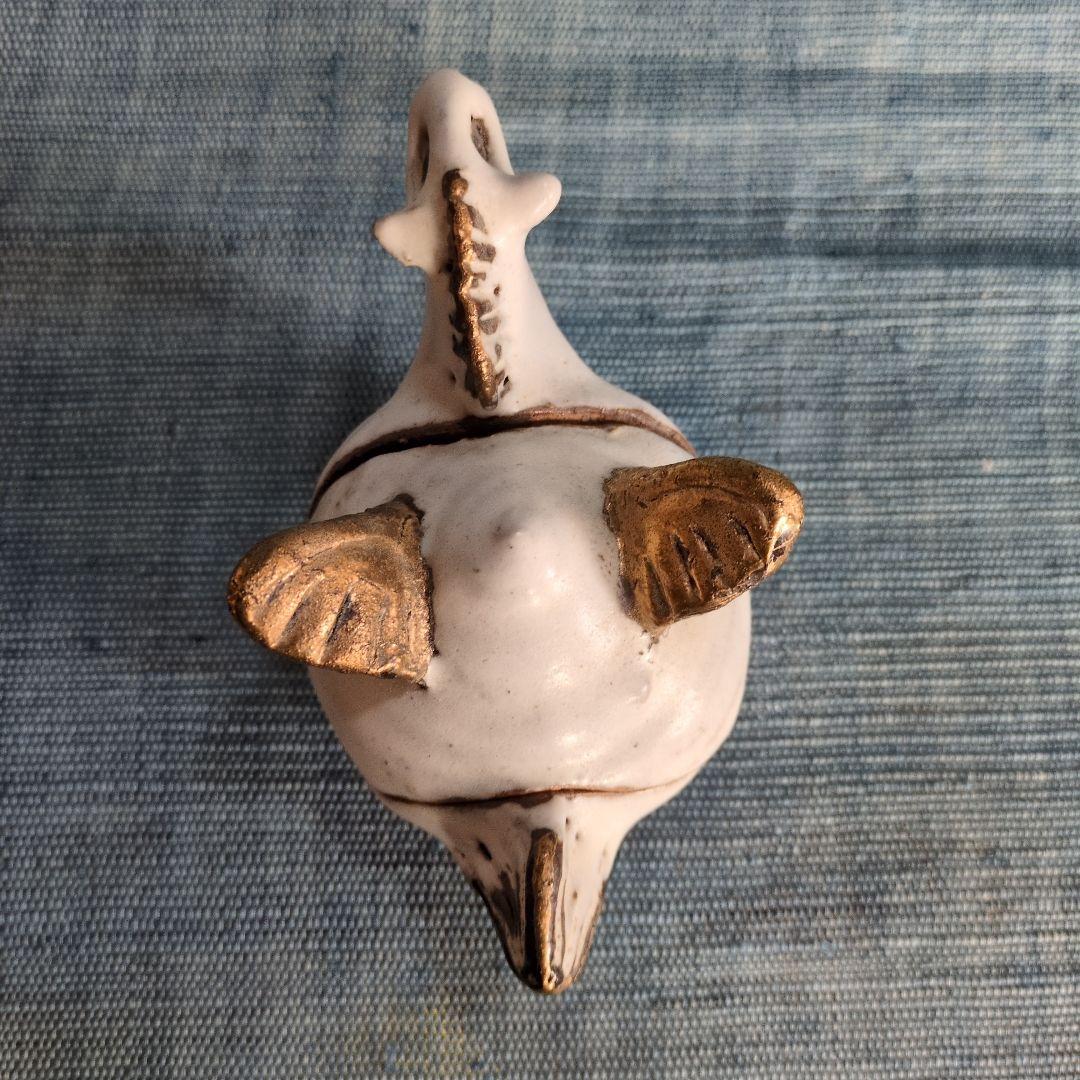 萩焼　午の香合