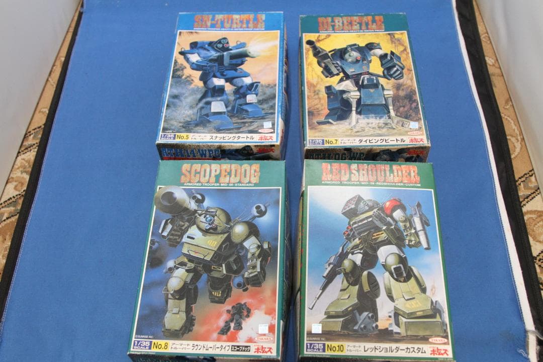 AT★スナッピングタートル＆ダイビングビートル＆スコープドッグ＆レッドショルダー