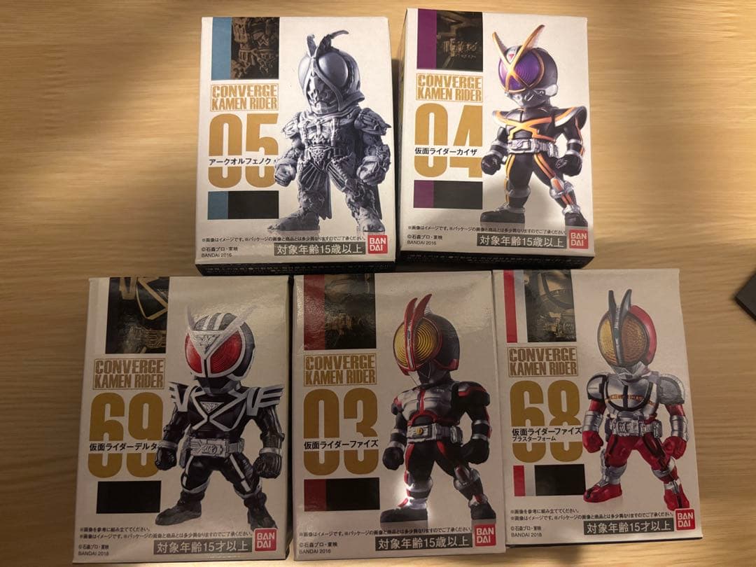 CONVERGE KAMEN RIDER 仮面ライダー　ファイズセット　4
