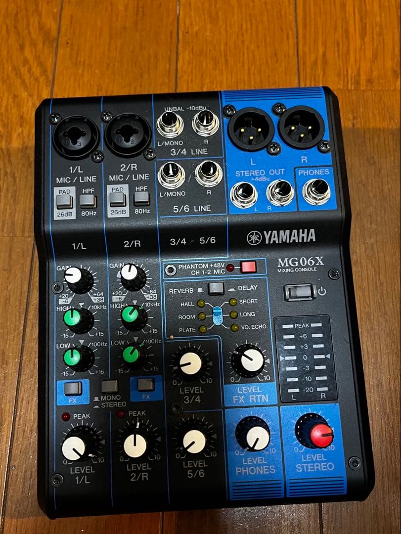 YAMAHA MG06X ミキサー(説明書/箱(破れあり)付き)