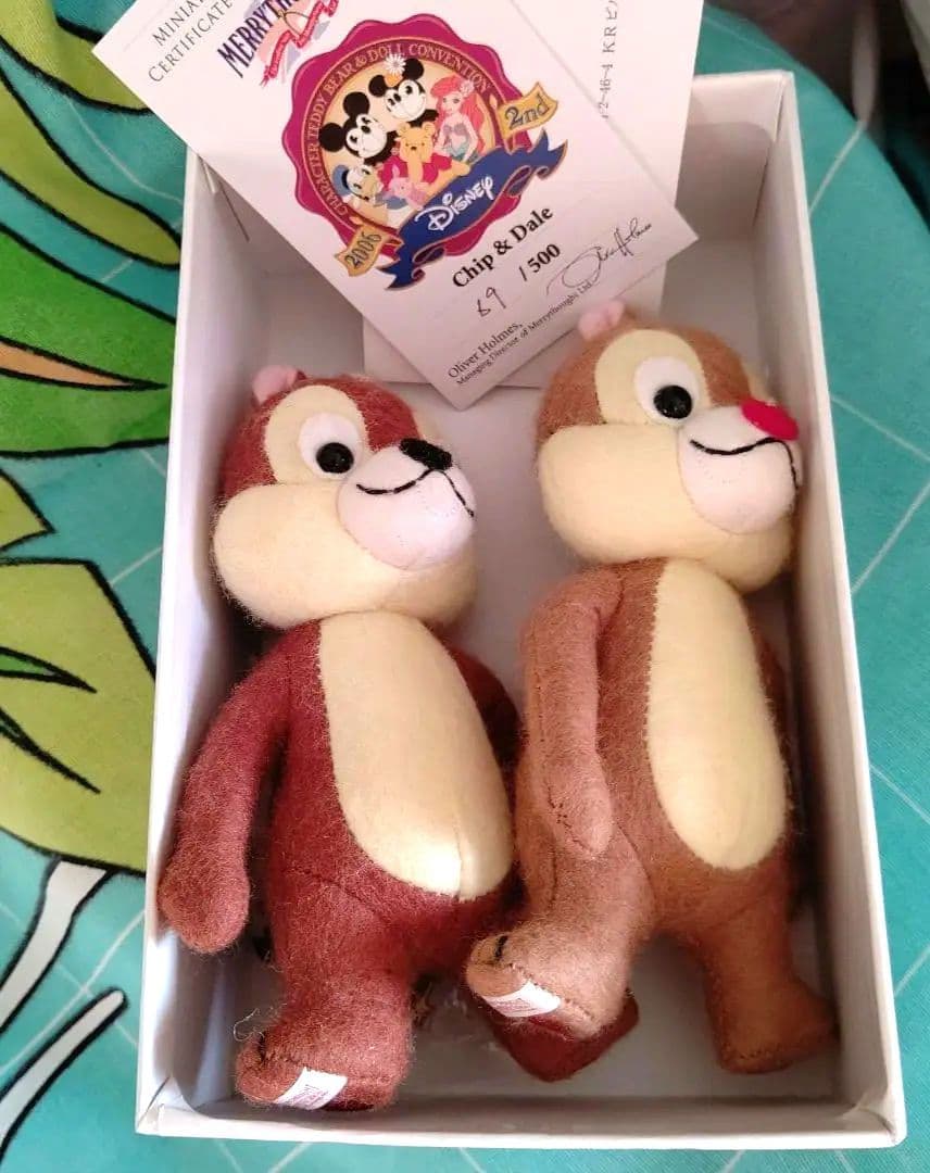 値下 2006年 500限定 テディベア&ドール コンベンション チップとデール
