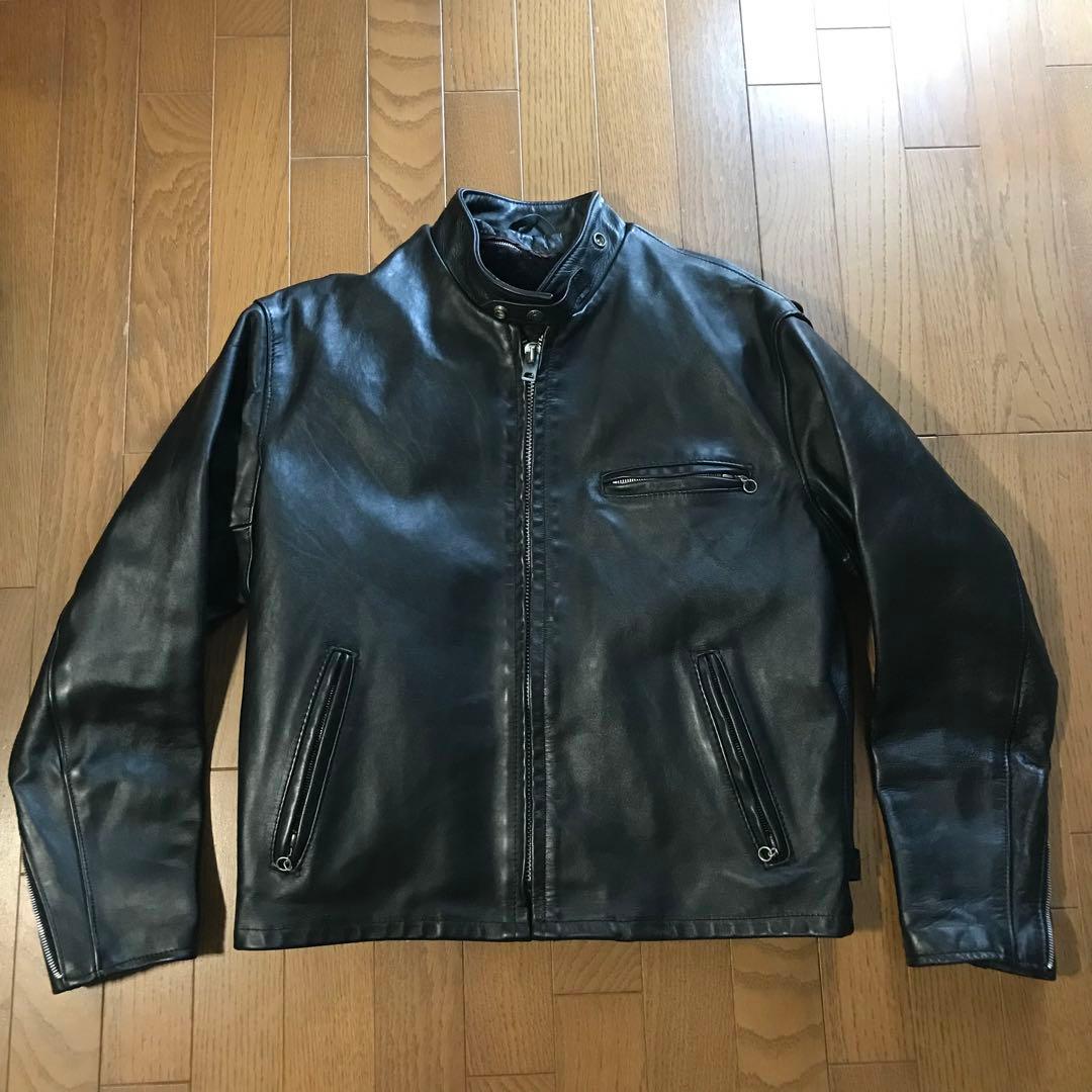 Schott 641 シングルライダース レザージャケット 44サイズ
