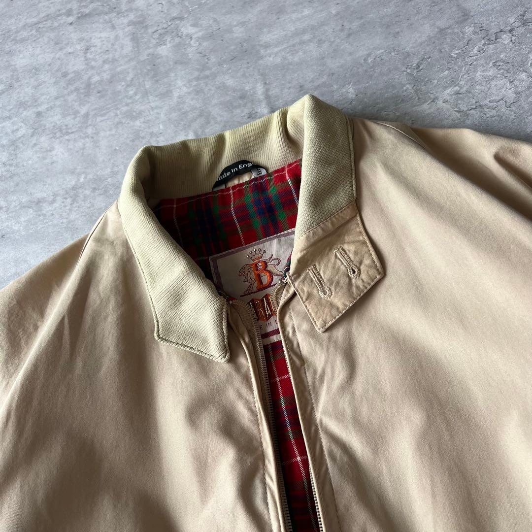 【ハリントンジャケット、人気カラー】バラクータ古着ジャケットイングランド製42.