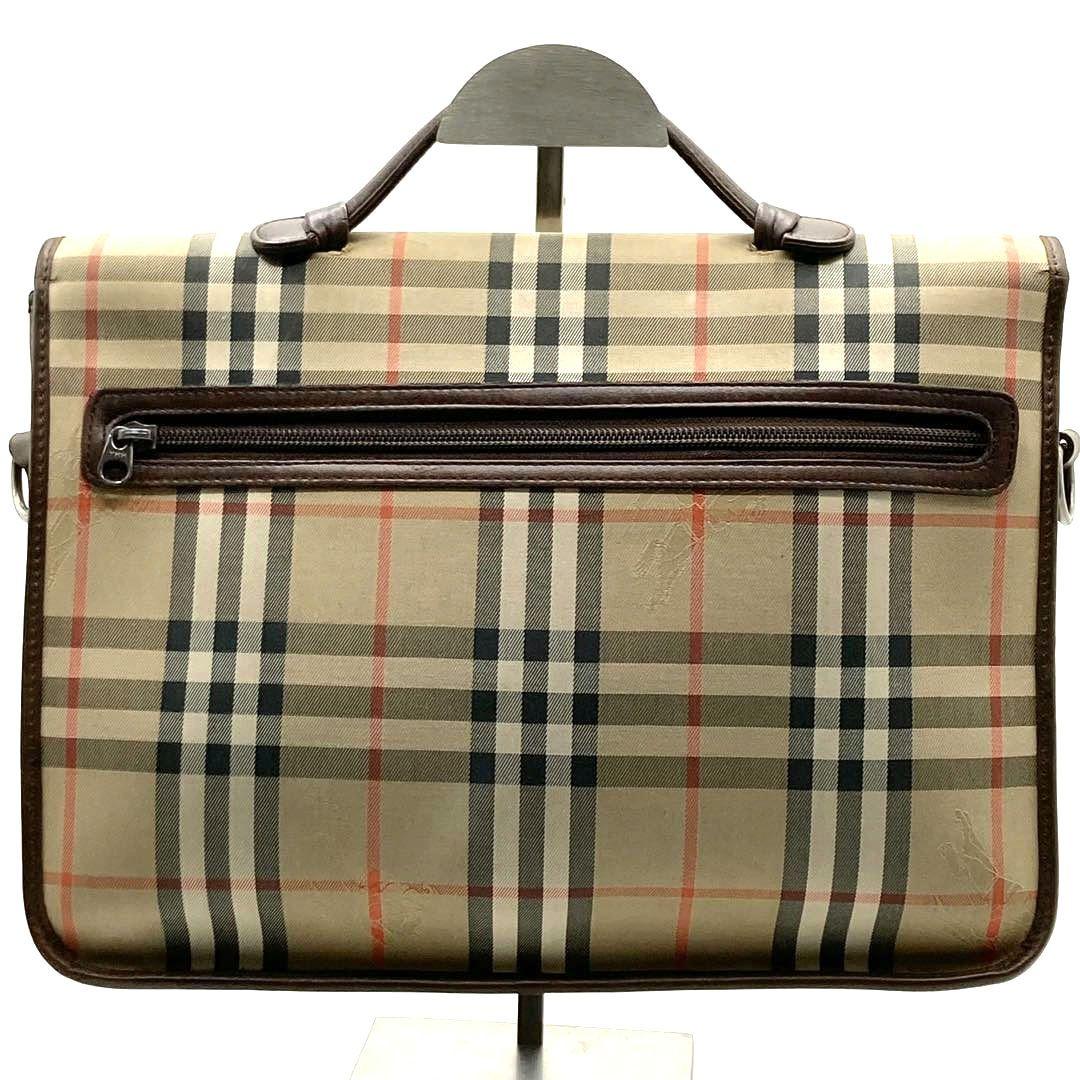 バーバリー ノバチェック 2way ビジネスバッグ ブリーフケース ショルダー