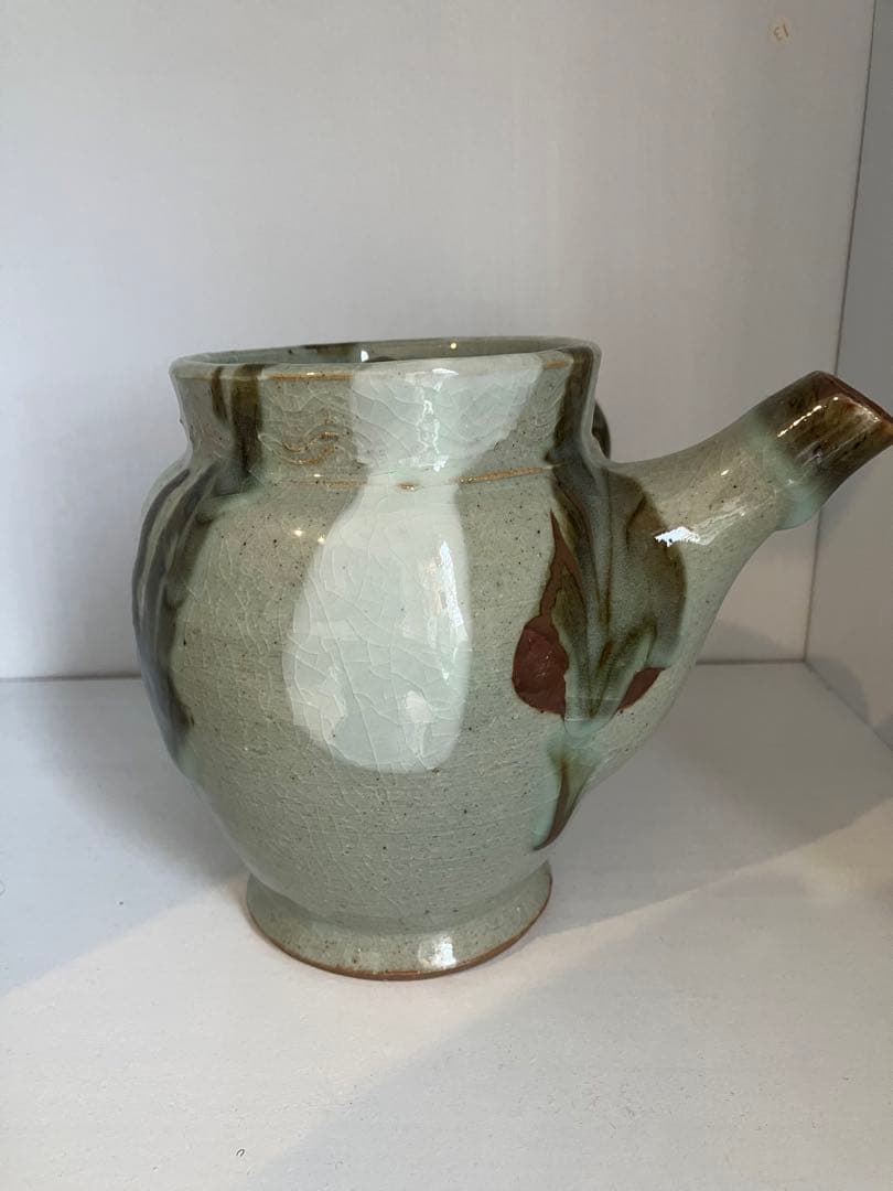 武内晴二郎　武内真木　倉敷堤窯　流掛急須　民藝