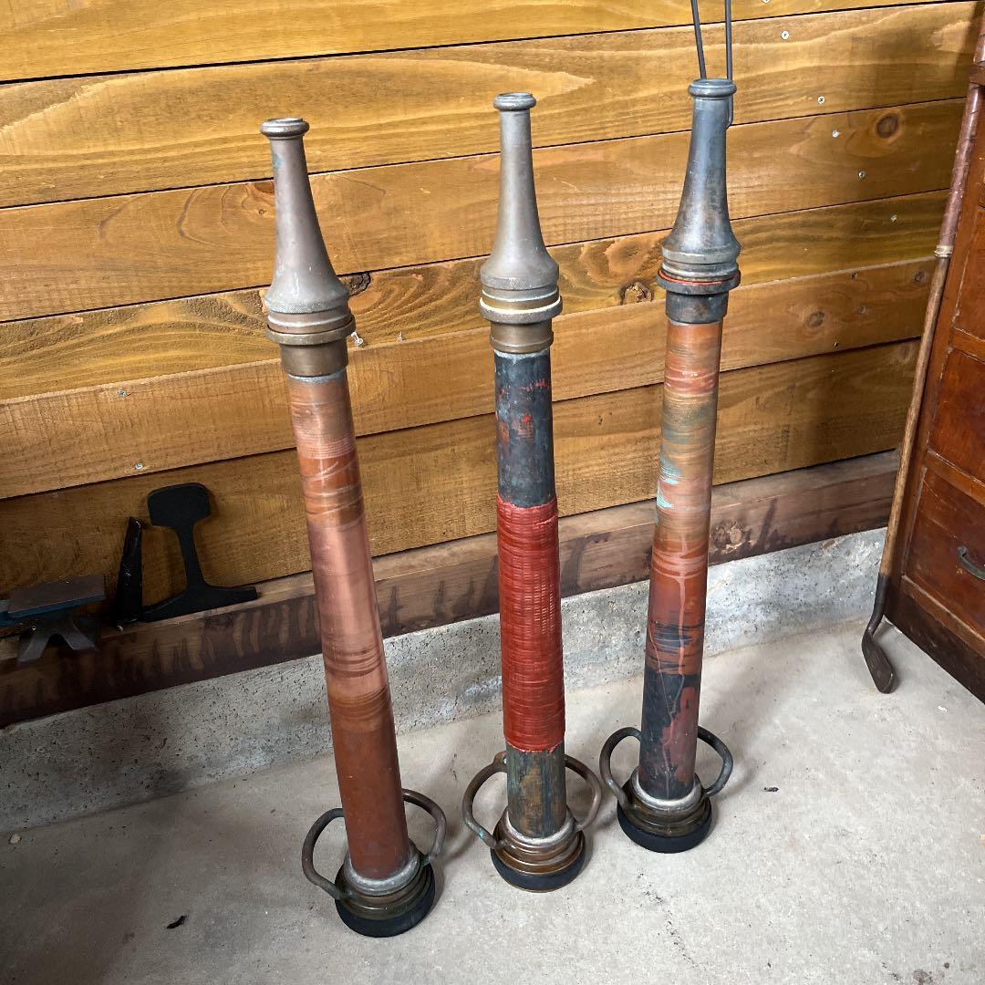 アンティーク消火ホース先　　　一本の価格です。