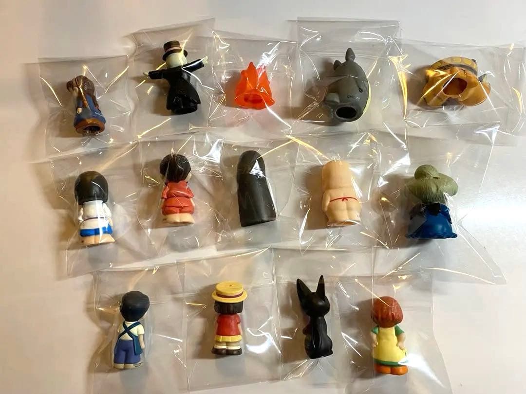 希少！スタジオジブリ 14体、指人形、ソフビ、フィギュア セットまとめ売り美品！