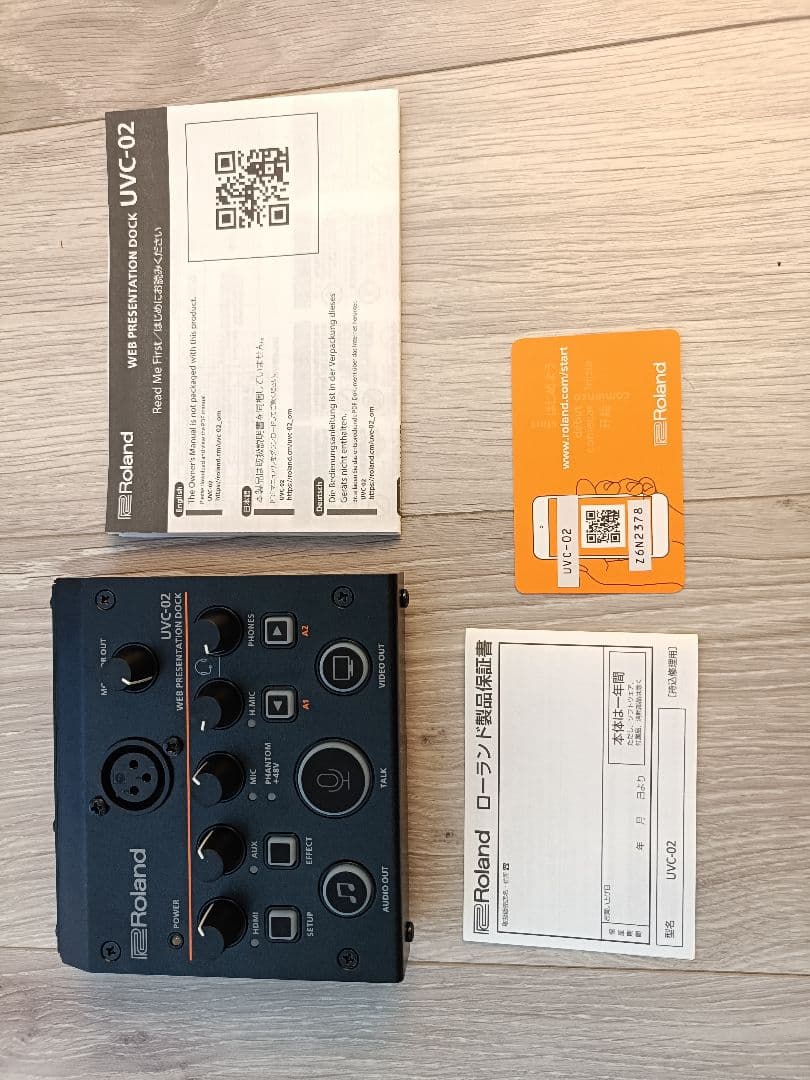 鈴*と様 【10%値下げ！】Roland UVC-02 オーディオインターフェイ