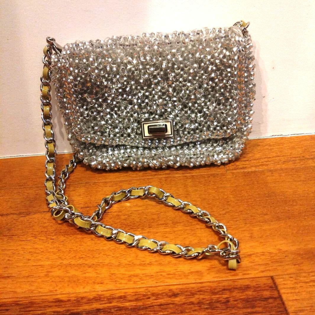 アンテプリマ　ルチェット　シルバー 　パーティーバッグ