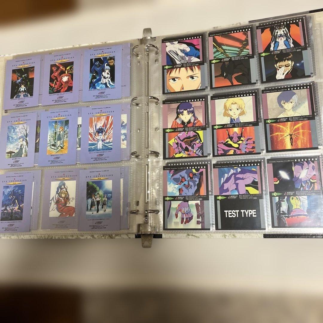 カードダスマスターズ　エヴァンゲリオン　第壱集　セミコンプセット　バインダー付き