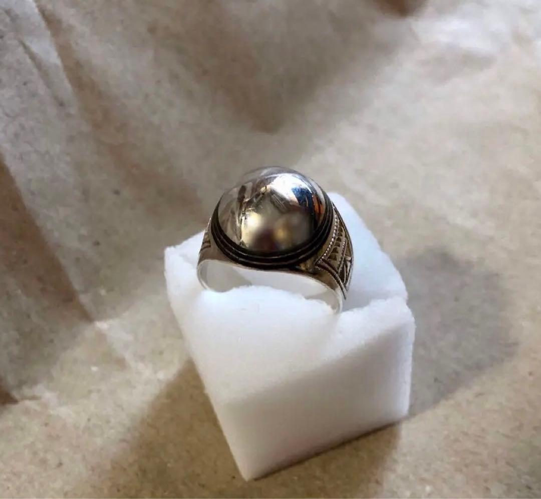 Tuareg シルバー オーバルリング 15.5号 トゥアレグ