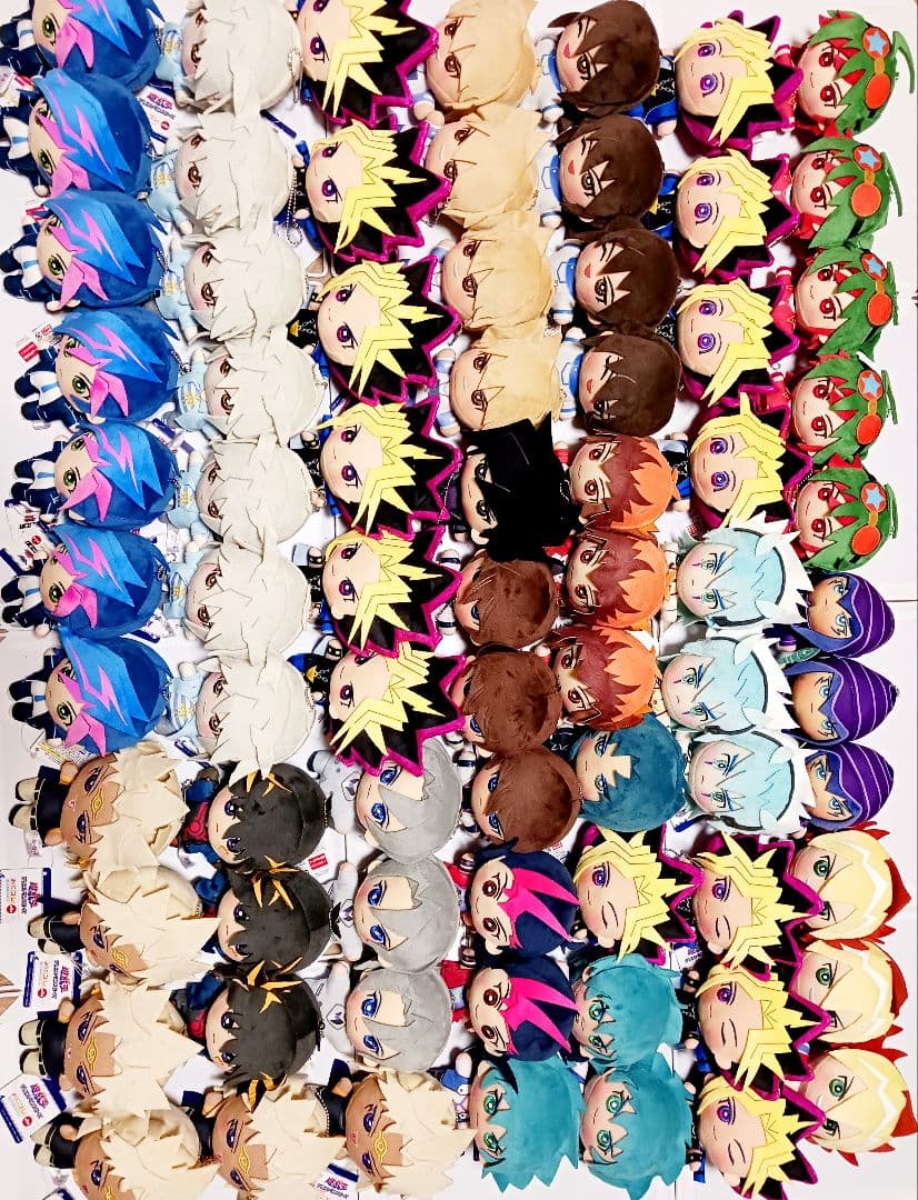 【75体+αおまけ】遊戯王 遊☆戯☆王 みにコレ ぬいぐるみ マスコット まとめ