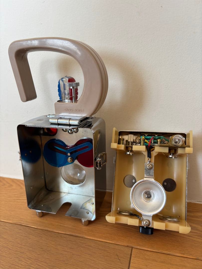 ①鉄道グッズ　合図灯　鉄道カンテラ　小型合図灯