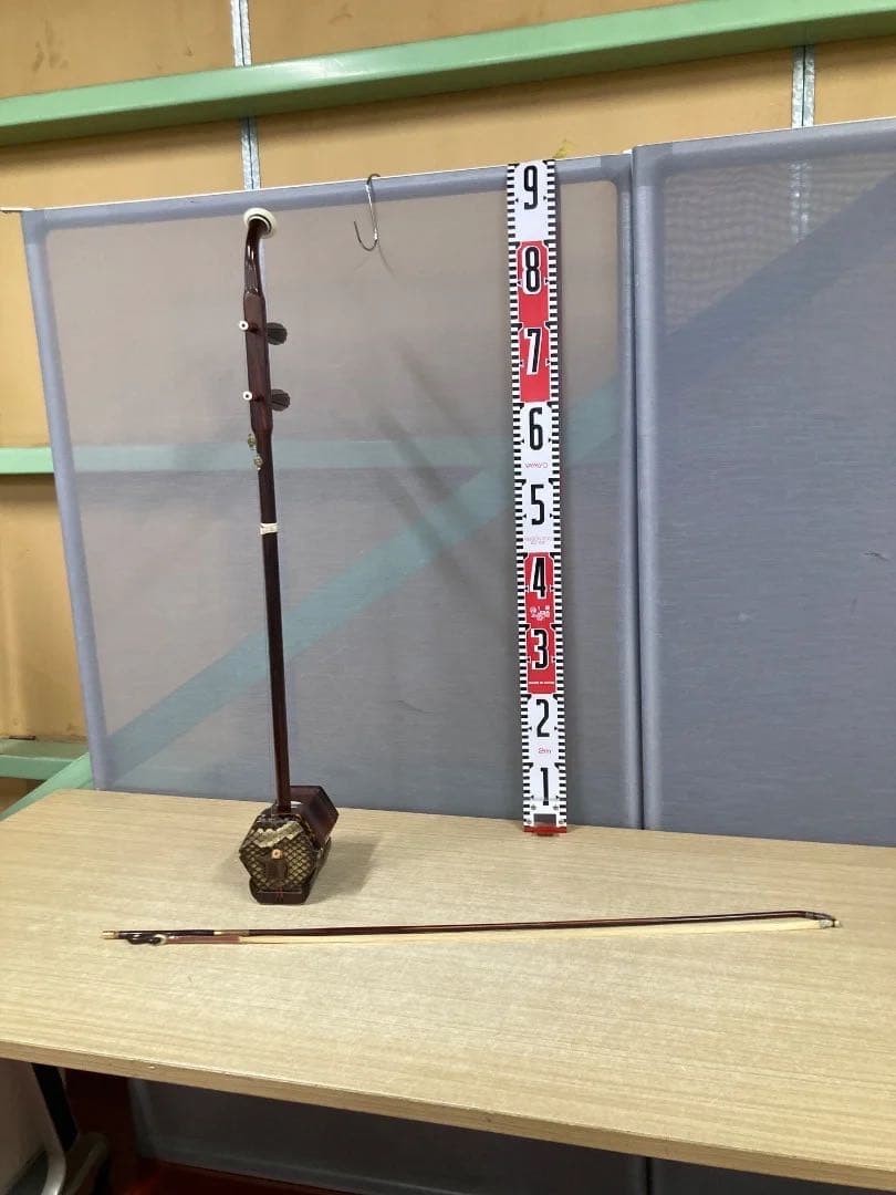 蘇楽　二胡 ケース付き 弓あり　紫檀精品　中国　楽器