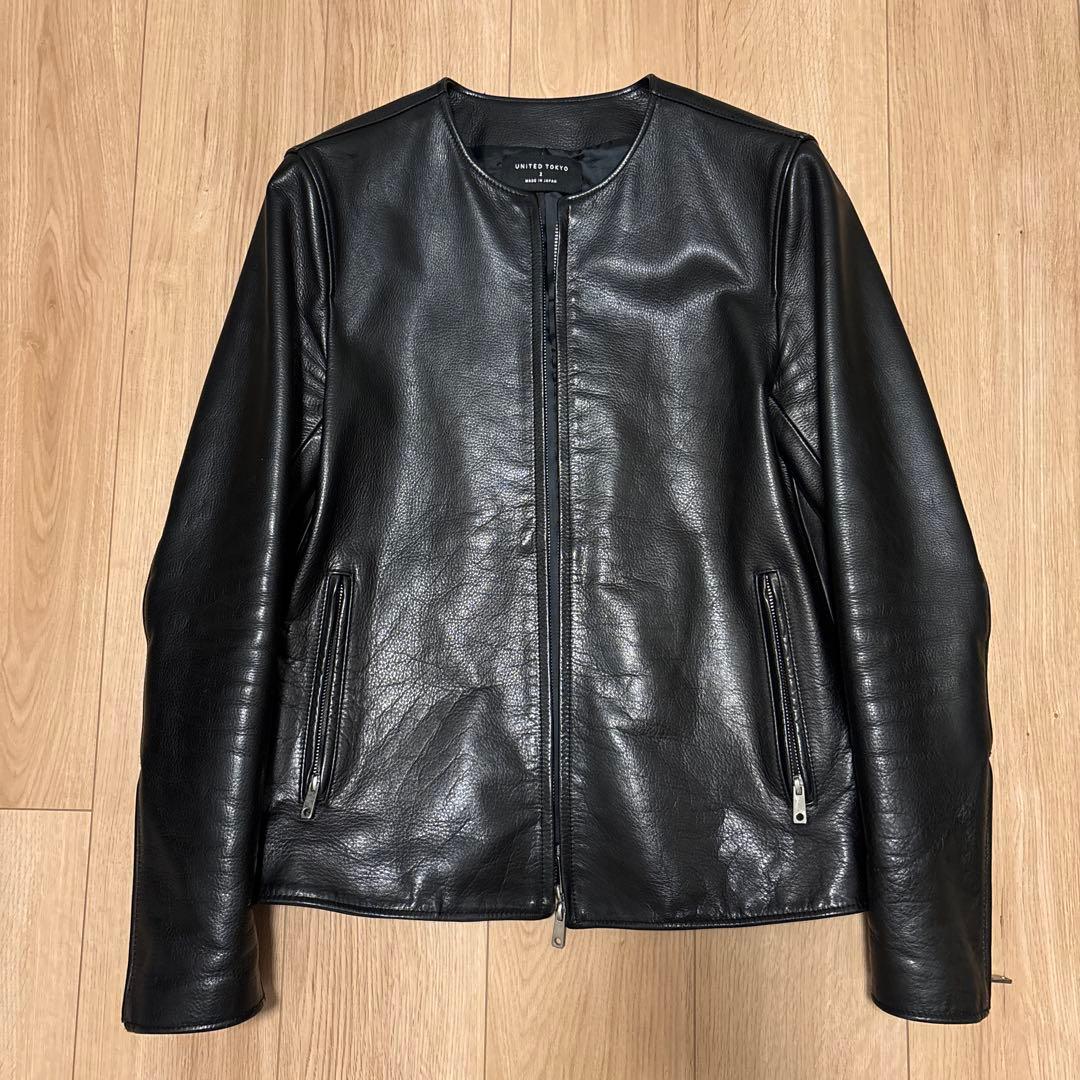 United tokyo ノーカラー　ライダース