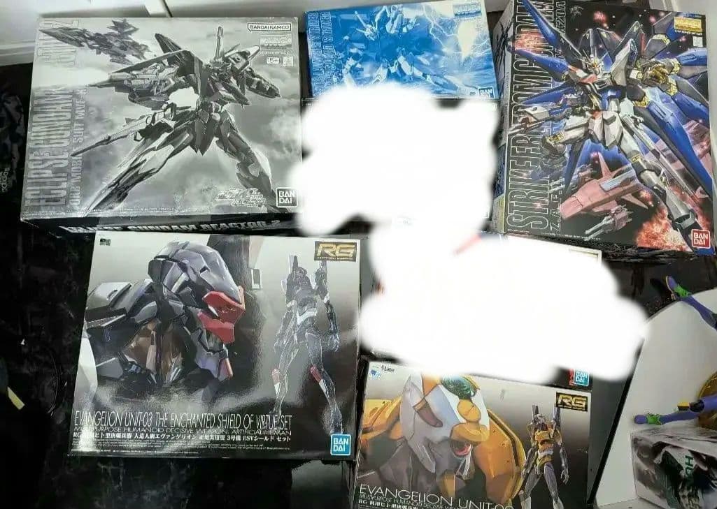 ガンプラ、エヴァ、まとめ売りMG.RG.