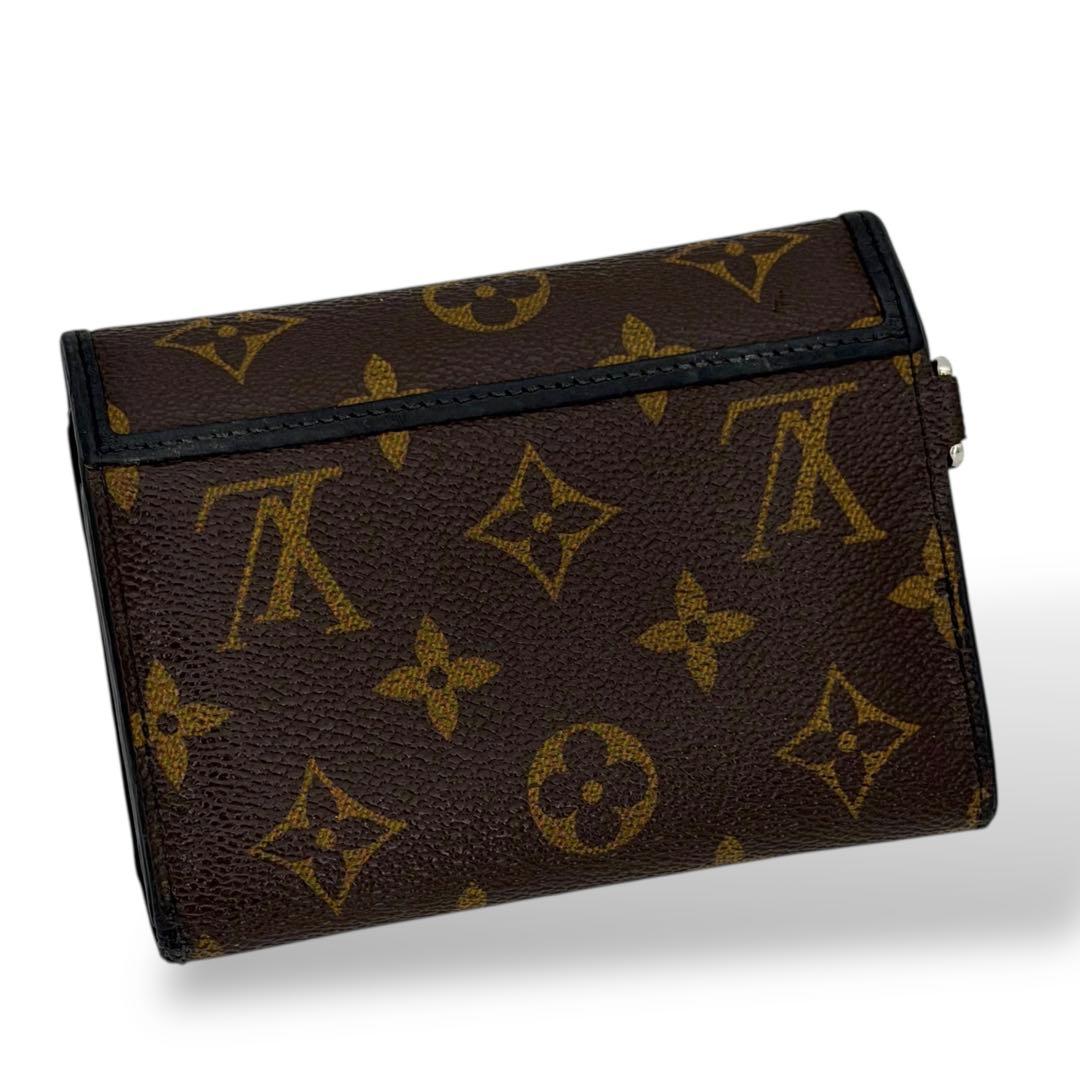 ルイヴィトン モノグラム マカサー コンパクトウォレット　モノグラムマカサー