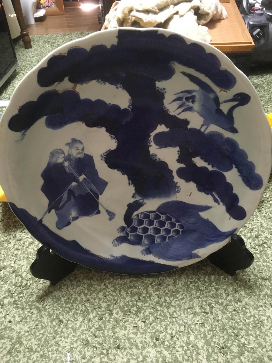 古伊万里 大皿 江戸中期 骨董