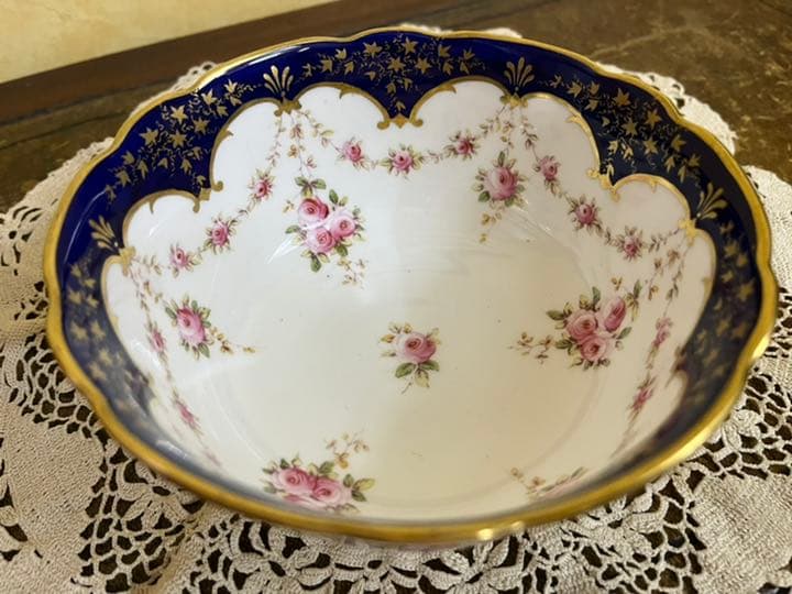 コールポート★バラ柄の大きなシュガーボウル★COAL POAT 薔薇 ローズ