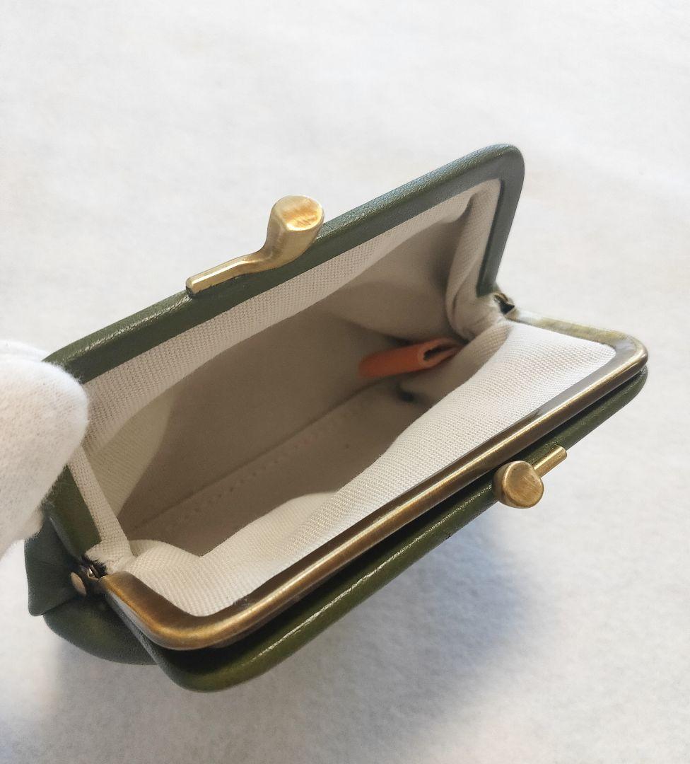 【限定色】イルビゾンテ がま口 ケース 小銭入れ フォレストグリーン