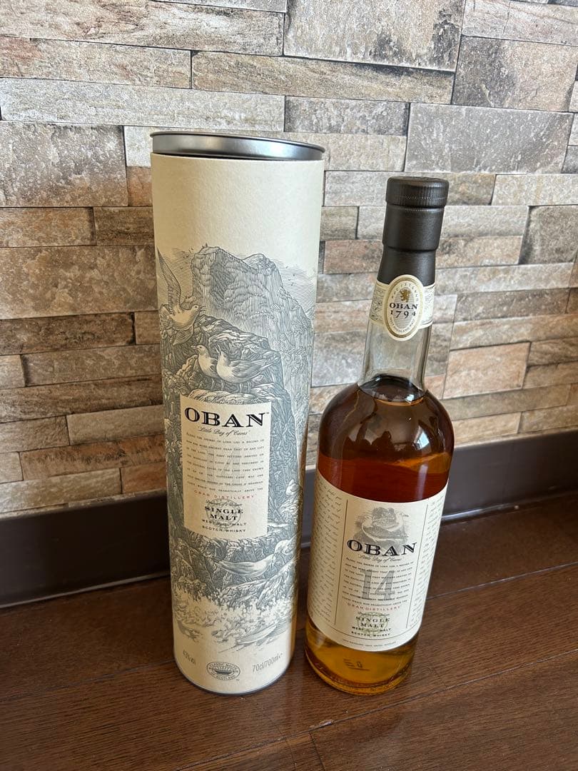 新品未開封OBAN ［オーバン］14年　700ml ウイスキー ケース付き