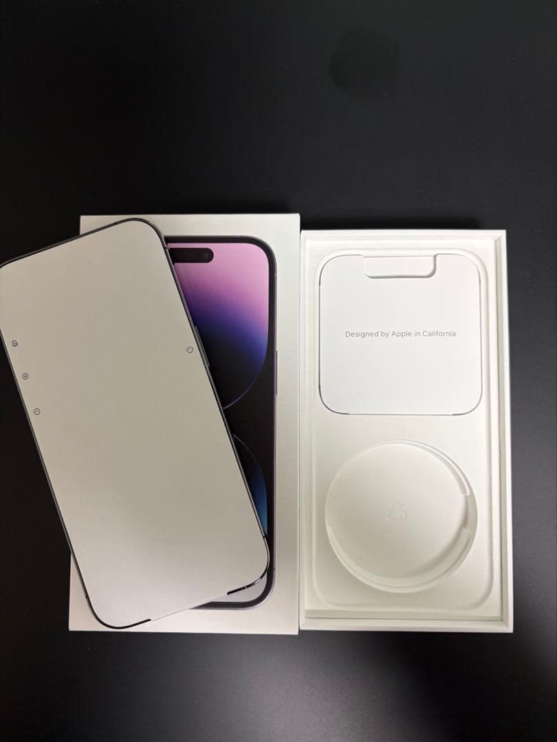 美品 iPhone 14 Pro 256GB ディープパープル SIMフリー